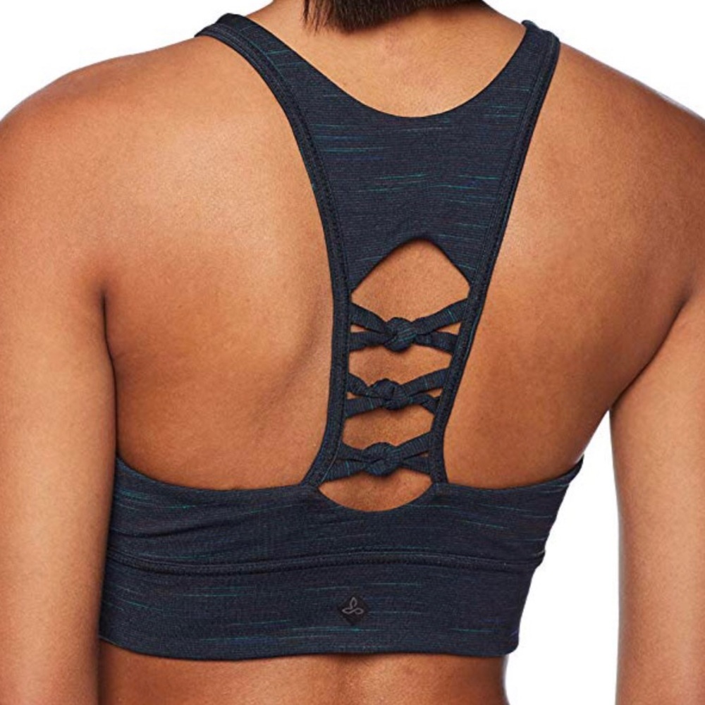 PrAna Itzel Sports Bra - color: highland green